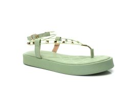 Sandália Suzana Santos 4383 (34 -39) Cx c/ 9 pares - Mint Cristal  81600 