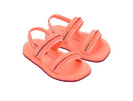 Sandália Ipanema Baby 27404 (19-25) - Laranja rosa Bs564 