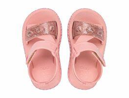 Sandália Zaxynina Fashionista 19278 (19-27) - Rosa Iogurte Glitter Bq940 