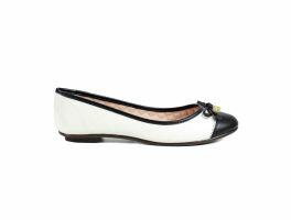 Sapatilha Moleca 5027.1407 (34-39) - Branco Off Preto 35423 