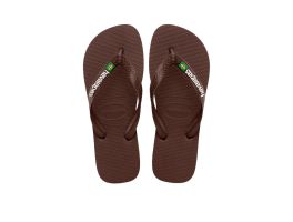 Havaianas Brasil Logo (35/36) - Café Branco 2673 