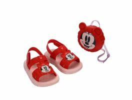 Sandália Disney Puff Bag 23224 (19-24) - Rosa Vermelho Bp074 