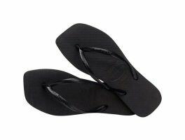 Havaianas Slim Square (39/40) Cx c/ 9 pares - Preto 0090 