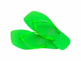 Havaianas Slim Square Glitter Neon (33-40) - Bege Verde 1496 