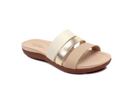 Tamanco Modare 7125.200 (34-39) - Bege Branco Off Dourado 53190 