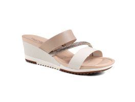 Tamanco Modare 7123.157 (34-39) - Bege Branco Off Ouro Claro 104820