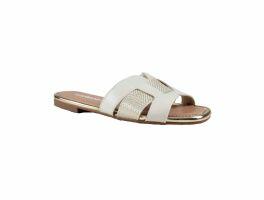 Tamanco Moleca 5435.553 (34-39) - Branco Off Dourado 95856