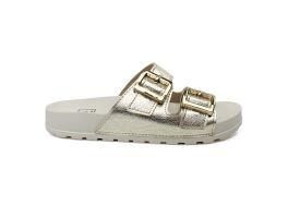 Tamanco Moleca 5436.401 (34-39) - Dourado Branco Off 35499 