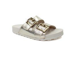 Tamanco Moleca 5436.401 (34-39) - Dourado Branco Off 35499 