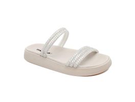 Sandália Moleca 5469.135 (34-39) - Branco Prata Holografico 102673 