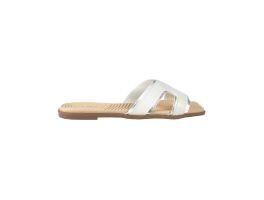 Tamanco Moleca 5558.101 (34-39) - Prata Branco Off 42070