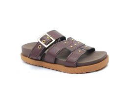 Tamanco Birken Nilqi Fivela 210.4.60 (28-34) - Cravo Café