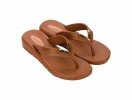 Tamanco Azaleia Cloe 19306 (33-40) -  Marrom Pecan Metalizado Bq019