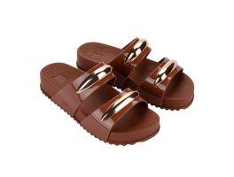 Tamanco Zaxy Metal 19272 (33-40) - Marrom Cacau Bs877 
