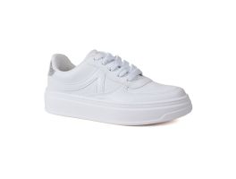 Tênis Beira Rio 4305.113 (34-39) - Branco Prata 17159 