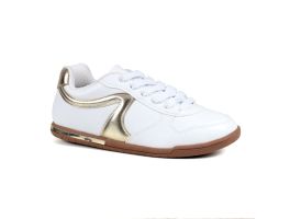 Tênis Beira Rio 4326.101 (34-39) - Branco Dourado 17165 