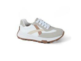 Tênis Beira Rio 4328.104 (34-39) - Branco Cinza Creme 102843 