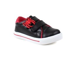 Tênis Linda Ju 1022140-053 (20-27) - Preto Vermelho