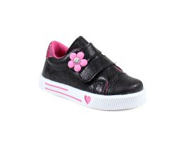 Tênis Linda Ju 202451 (20-27) - Preto Pink 040