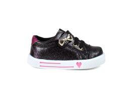 Tênis Linda Ju 2023107 (20-27) - Preto Pink 040