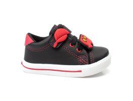 Tênis Linda Ju 1023154 (20-27) - Preto Vermelho 053