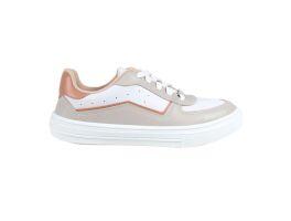 Tênis Moleca 5796.107 (34-39) - Branco Cinza Nude 103107