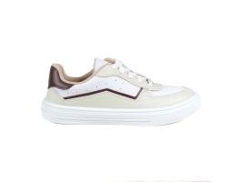 Tênis Moleca 5796.107 (34-39) - Branco Off Chocolate 103119