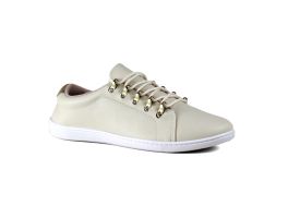 Tenis Moleca 5605.467 (34-39) - Branco Off Dourado 35432