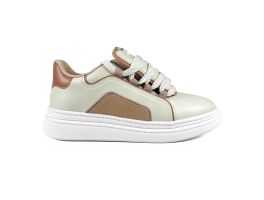 Tênis Moleca 5816.105 (34-39) - Branco Off Nude Bege 104074