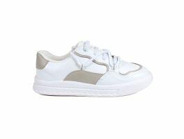 Tenis Molekinha 2575.112  (30-36) - Branco Cinza 98841