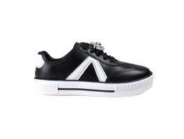 Tenis Molekinha 2565.117 (30-36) - Preto Branco 17689