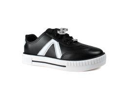 Tenis Molekinha 2565.117 (30-36) - Preto Branco 17689