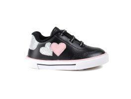 Tenis Molekinha 2740.201 (19-25) - Preto Rosa Prata 104206
