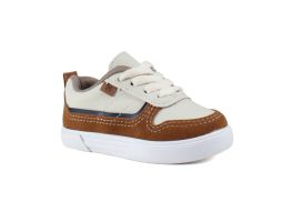 Tênis Molekinho 2136.164 (20-26) - 99864 Branco Off Caramelo Marinho