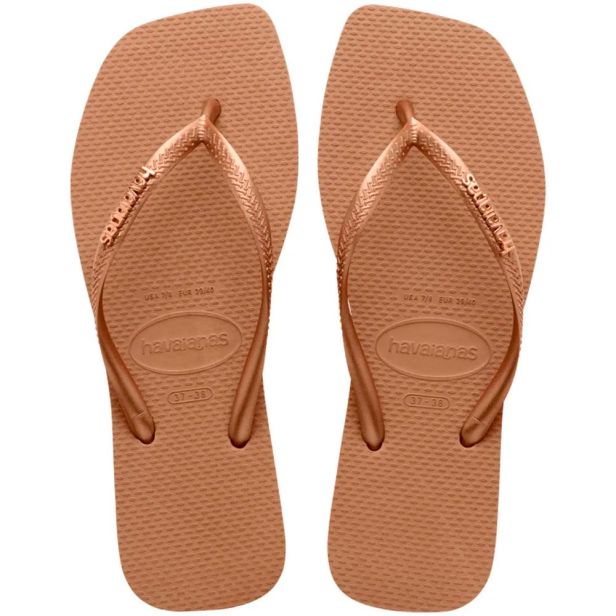 Havaianas Slim Square Logo Metallic| Avacy Atacado