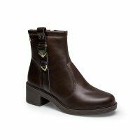 Bota Biker Mississipi J1141 (34-39) - Cafe 0002