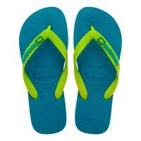 Havaianas Brasil Logo (33/34) - Azul Amazonita 4974