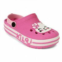 Babuche Nilqi Revirão 070.4.0 (19-24) - Pink Gato de Laço  