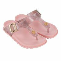 Sandália Barbie Look 23005 (26-34) - Rosa Claro Transparente AV301
