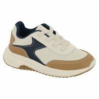 T&ecirc;nis Molekinho 2634.31266 (20-26) - Branco Off Caramelo Marinho 93579