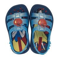 Sandália Ipanema Disney Baby 27373 (19-24) - Azul Perolado Vermelho Bm953 