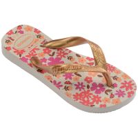 Havaianas Kids Flores (29/30) - Bege Dourado 1685 
