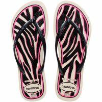 Havaianas Slim Animals - Bege Palha Cinza Dark Metálico 7018