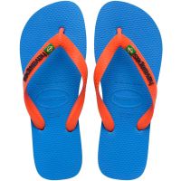 Havaianas Brasil Logo (33-38) - Azul Laranja 2609