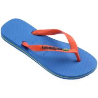 Havaianas Brasil Logo (35/36) - Azul Laranja 2609