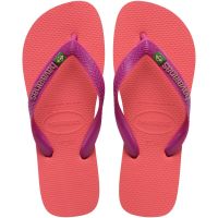 Havaianas Brasil Logo (33/34) - Coral Rosa 4380