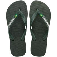 Havaianas Brasil Logo (39/40) - Verde Olive 5983