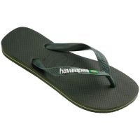 Havaianas Brasil Logo (39/40) - Verde Olive 5983