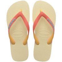 Chinelos Havaianas Top Mix Buttercream/Caja Yellow Feminino