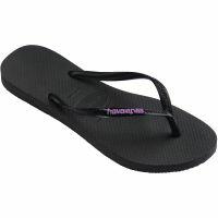 Havaianas Slim Logo Pop-Up (41/42) - Preto Roxo Beta 2264 